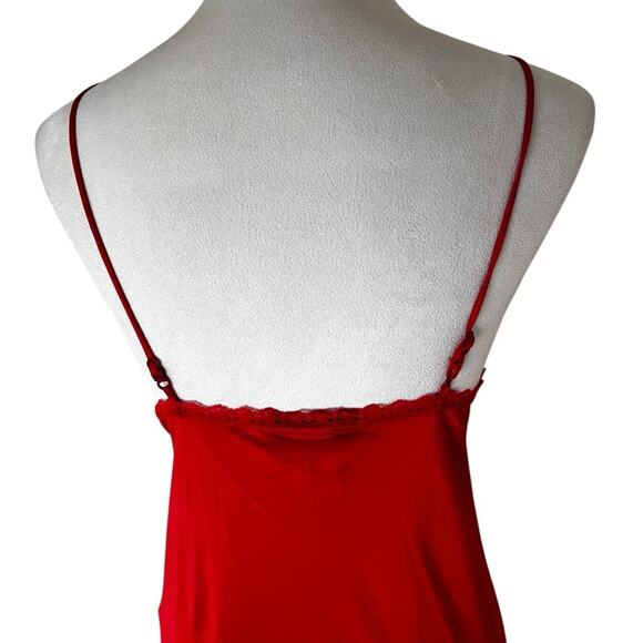 Vintage Red Lace Nightgown The International Boutique – Made in USA – Size 1X - Picture 7 of 11